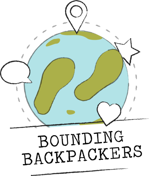 Bounding Backpackers logo