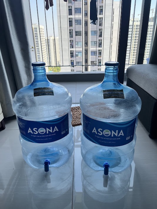 Asona bottled water in Vietnam