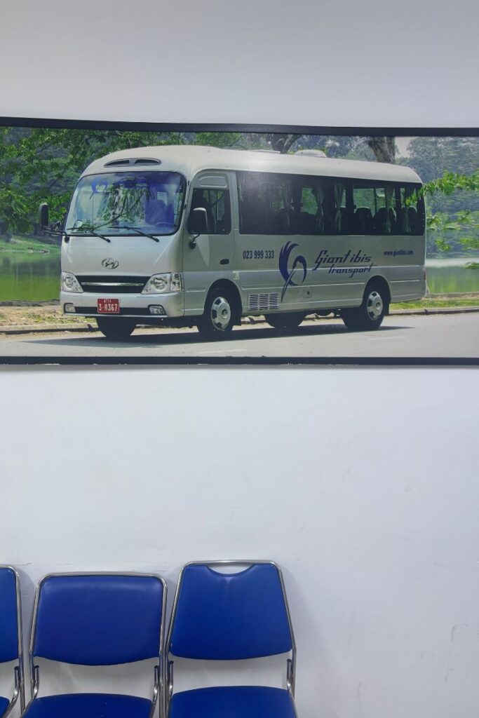 Bus station in Phnom Penh to HCMC
