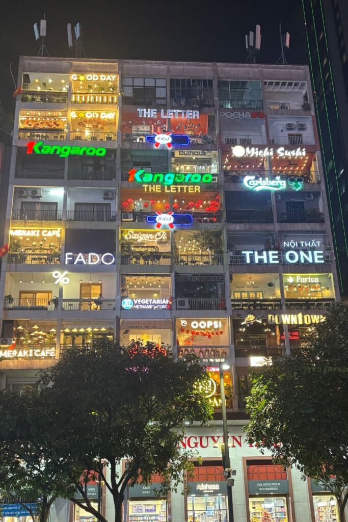 Famous cafe apartment in downtown HCMC