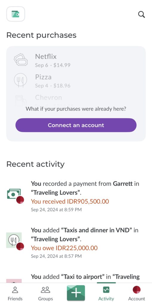 Splitwise is one of the most useful apps for traveling with friends