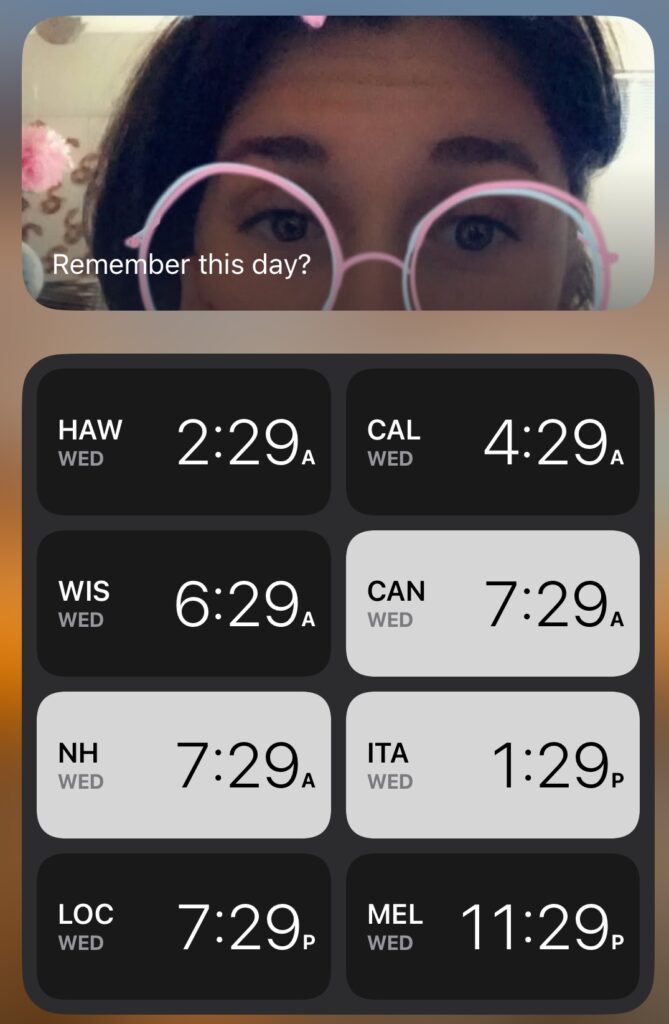 Worldclock app is one of my favorite travel apps
