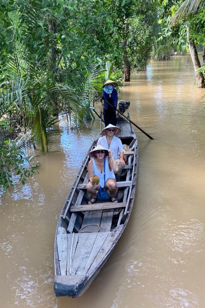 Riding down the Mekong River HCMC