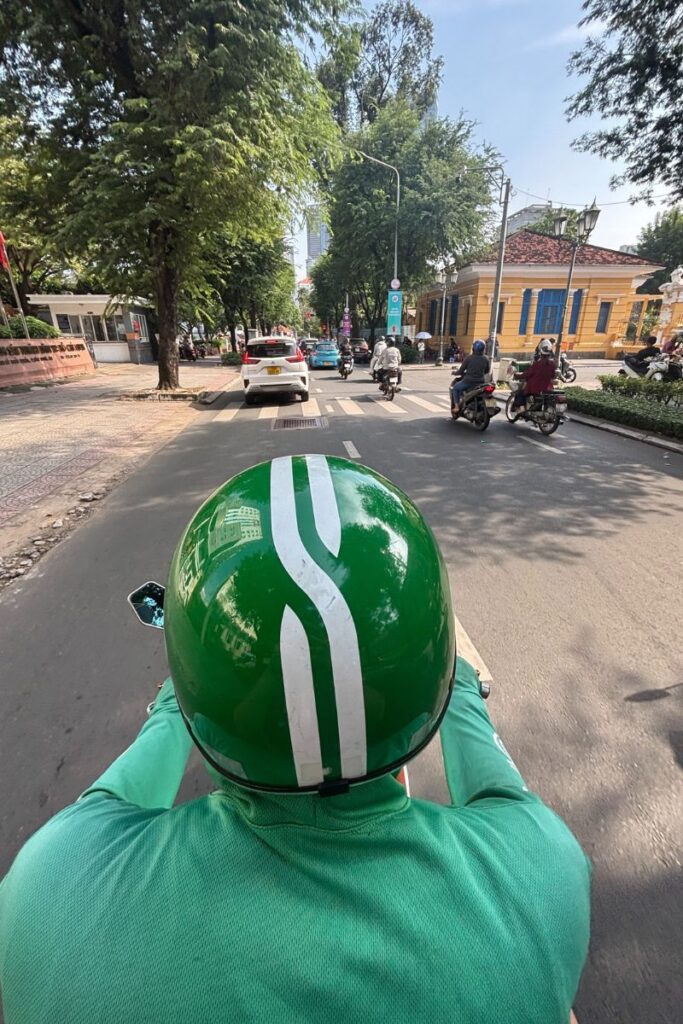 Taking a Grab to get around HCMC