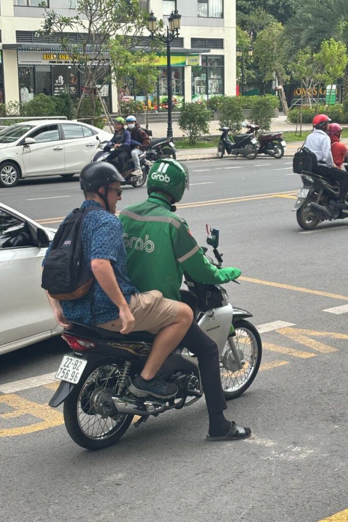 Grab is great transportation in Ho Chi Minh City