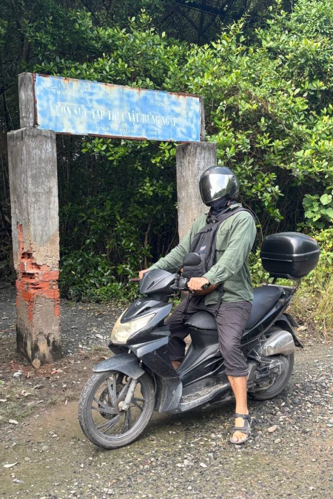 Ready to ride near Saigon