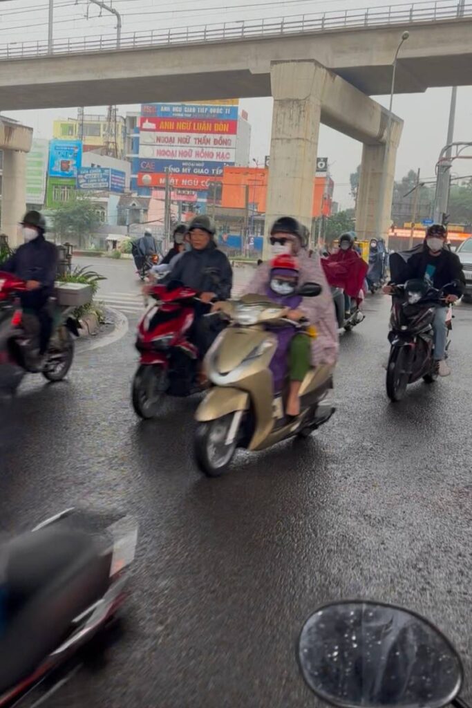 Rainy day in Saigon