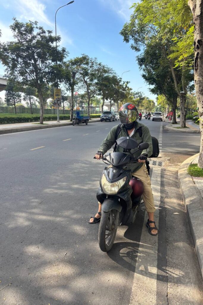 Ready to ride in Saigon