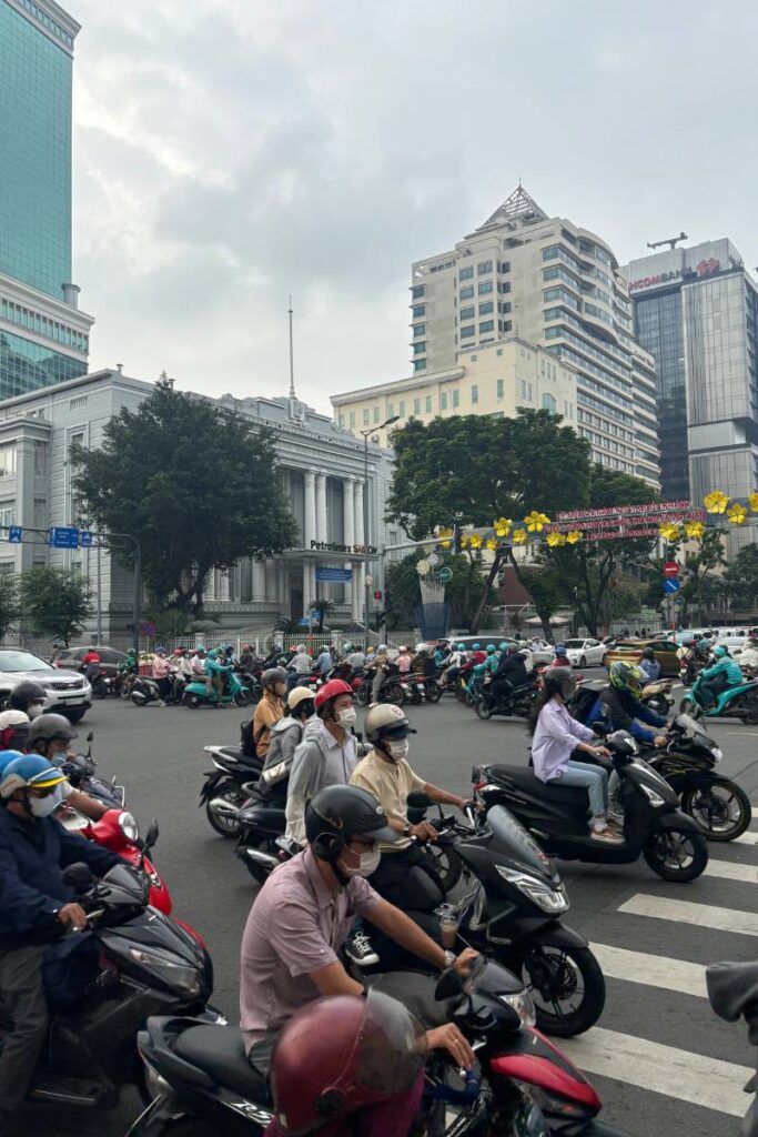 Intersection in Ho Chi Minh City