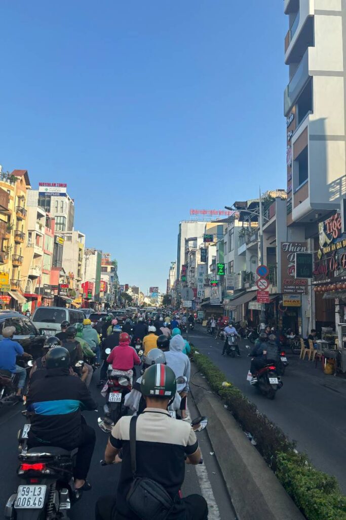 Traffic in Ho Chi Minh City