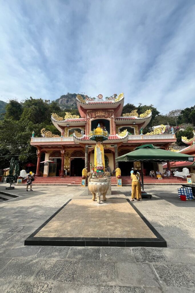 A temple in the Ba Den Pagoda Complex 